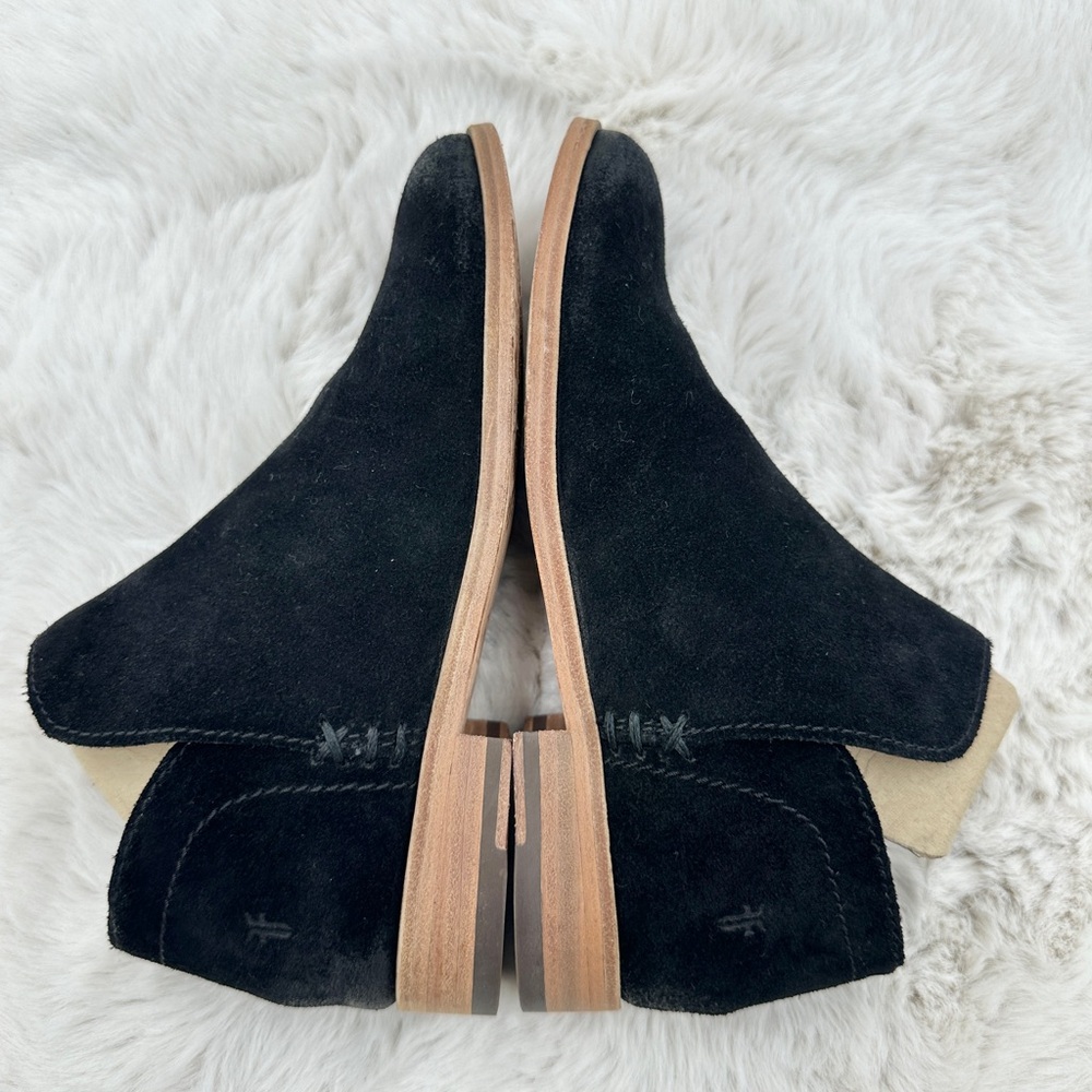 Frye Leather Elyssa‎ Bootie in Black Suede 5.5 - Picture 9 of 11